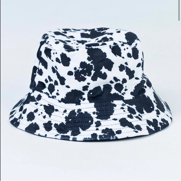 Princess Polly Accessories - Cow print bucket hat